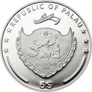 Palau / Five Dollars Silver 2013 Namdaemun - obverse photo