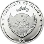 Five Dollars Silver 2013 Namdaemun: Photo Coin, Palau, Five Dollars Silver 2013 Namdaemun / thumbnail
