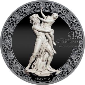 Palau / Silver Two Ounces 2018 Rape of Proserpina - reverse photo