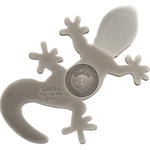 Palau / Silver Ounce 2018 Gecko - obverse photo