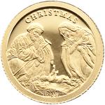Gold Half Gram 2010 Christmas: Photo Coin, Palau, Gold Half Gram 2010 Christmas / thumbnail