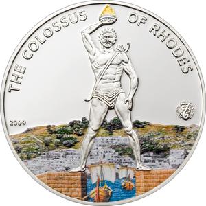 Palau / One Dollar 2009 Colossus of Rhodes - reverse photo