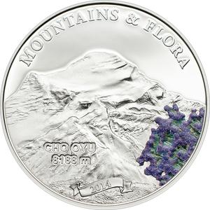 Palau / Five Dollars Silver 2014 Cho Oyu - reverse photo