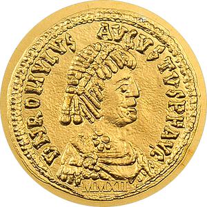 Palau / Gold Half Gram 2012 Romulus Augustulus - reverse photo