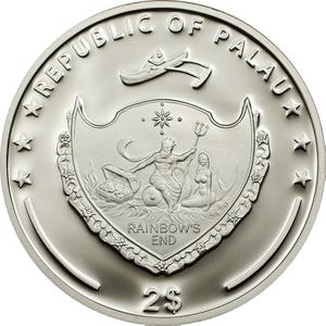 Palau / Silver Half Ounce 2014 Golden Frog - obverse photo