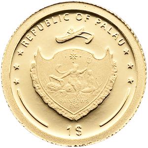 Palau / Gold Half Gram 2010 Christmas - obverse photo