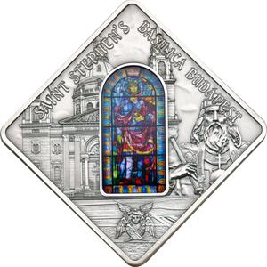 Palau / Silver Fifty Grams 2014 St Stephen’s Basilica - reverse photo