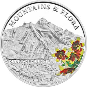 Palau / Five Dollars Silver 2013 Kangchenjunga - reverse photo