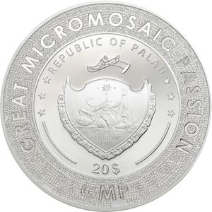 Palau / Silver Three Ounces 2020 Lady with an Ermine - obverse photo