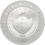 Silver Three Ounces 2020 Lady with an Ermine: Photo Coin, Palau, Silver Three Ounces 2020 Lady with an Ermine / thumbnail