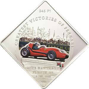 Palau / One Dollar 2011 Ferrari 246 F1 - M Hawthorn - reverse photo