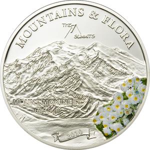 Palau / Five Dollars Silver 2010 Mount Mc Kinley - reverse photo