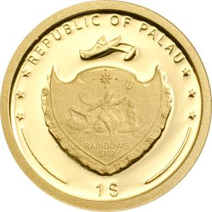 Palau / Gold Half Gram 2013 Saint Francis of Assisi - obverse photo