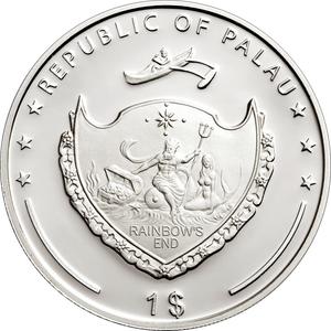 Palau / One Dollar 2009 Ducati - Casey Stoner - obverse photo