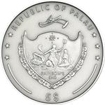 Silver Twenty-five Grams 2013 Amethyst: Photo Coin, Palau, Silver Twenty-five Grams 2013 Amethyst / thumbnail