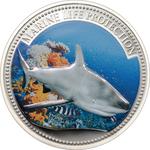Five Dollars Silver 2008 Grey Reef Shark: Photo Coin, Palau, Five Dollars Silver 2008 Grey Reef Shark / thumbnail