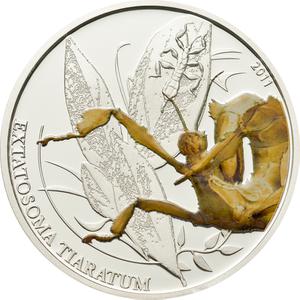 Palau / Silver Half Ounce 2011 Walking Leaf - reverse photo