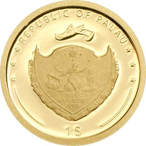 Palau / Half Gram Gold 2013 The Historic Meeting - Two Popes - obverse photo