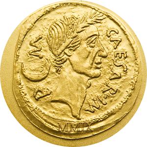 Palau / Gold Half Gram 2009 Iulius Caesar - reverse photo