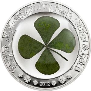 Palau / Silver Ounce 2012 One Ounce of Luck - reverse photo