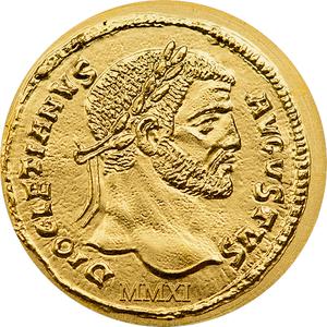 Palau / Gold Half Gram 2011 Diocletian - reverse photo