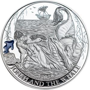 Palau / Silver Half Ounce 2015 Jonah and the Whale - reverse photo