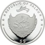 Five Dollars Silver 2016 Mount Cook: Photo Coin, Palau, Five Dollars Silver 2016 Mount Cook / thumbnail