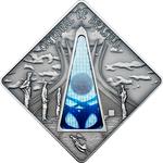 Silver Fifty Grams 2012 Catedral de Brasilia: Photo Coin, Palau, Silver Fifty Grams 2012 Catedral de Brasilia / thumbnail