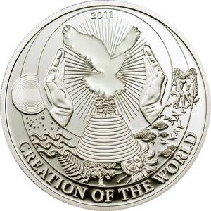 Palau / Silver Half Ounce 2011 Creation of the World - reverse photo