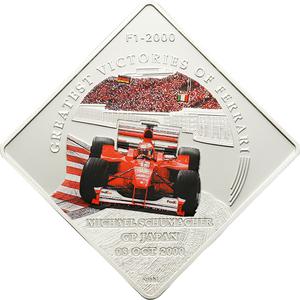 Palau / One Dollar 2011 Ferrari F1 - M Schumacher - reverse photo