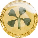 Gold Gram 2017 Four-leaf Clover: Photo Coin, Palau, Gold Gram 2017 Four-leaf Clover / thumbnail