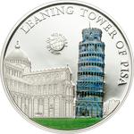 Five Dollars Silver 2011 Leaning Tower of Pisa: Photo Coin, Palau, Five Dollars Silver 2011 Leaning tower of Pisa / thumbnail