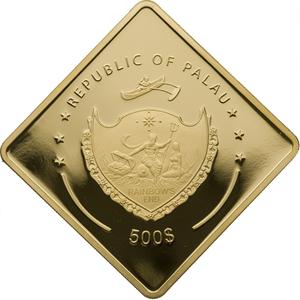 Palau / Gold Two and a Half Ounces 2009 HMS Prince of Wales - obverse photo