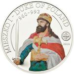 Silver Half Ounce 2010 Mieszko I - Duke of Poland: Photo Coin, Palau, Silver Half Ounce 2010 Mieszko I - Duke of Poland / thumbnail
