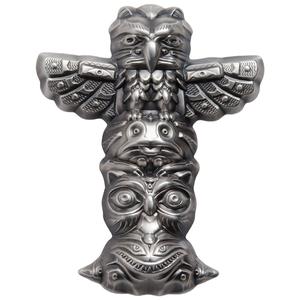 Palau / Silver Two Ounces 2018 Totem Pole - reverse photo