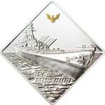 Silver Two Ounces 2008 USS Missouri: Photo Coin, Palau, Silver Two Ounces 2008 USS Missouri / thumbnail