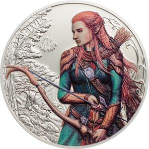 Palau / Silver Ounce 2017 Elves - reverse photo