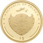 Gold Gram 2018 Four-leaf Clover: Photo Coin, Palau, Gold Gram 2018 Four-leaf Clover / thumbnail