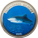 One Dollar 2008 Tiger Shark: Photo Coin, Palau, One Dollar 2008 Tiger Shark / thumbnail
