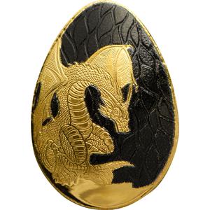 Palau / Gold Half Gram - Golden Dragon Egg - reverse photo