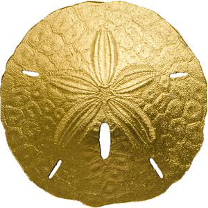 Palau / Gold Gram 2017 Sand Dollar - reverse photo