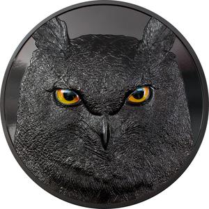 Palau / Silver Kilo 2022 Eagle Owl - reverse photo