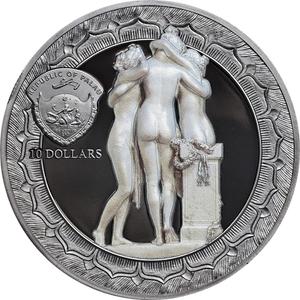 Palau / Silver Two Ounces 2020 The Three Graces - obverse photo