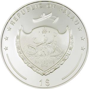 Palau / One Dollar 2007 Pope John Paul II - obverse photo