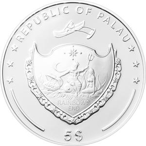 Palau / Five Dollars Silver 2012 Western Wall - obverse photo