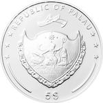 Five Dollars Silver 2012 Western Wall: Photo Coin, Palau, Five Dollars Silver 2012 Western Wall / thumbnail