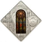 Silver Fifty Grams 2011 St Patrick's Cathedral - New York: Photo Coin, Palau, Silver Fifty Grams 2011 St Patrick's Cathedral - New York / thumbnail