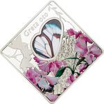 Silver Fifty Grams 2014 Greta Oto Glasswing: Photo Coin, Palau, Silver Fifty Grams 2014 Greta Oto Glasswing / thumbnail