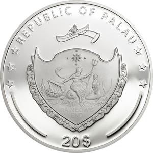 Palau / Silver Three Ounces 2014 Lord Venkateswara - obverse photo