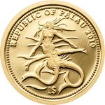 One Dollar Gold 2010 Scalloped Hammerhead: Photo Coin, Palau, One Dollar Gold 2010 Scalloped Hammerhead / thumbnail